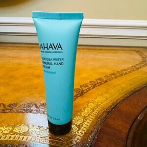 AHAVA DeadSea Water Mineral Hand Cream SEA-KISSED 1 oz 30mL Travel Size Full